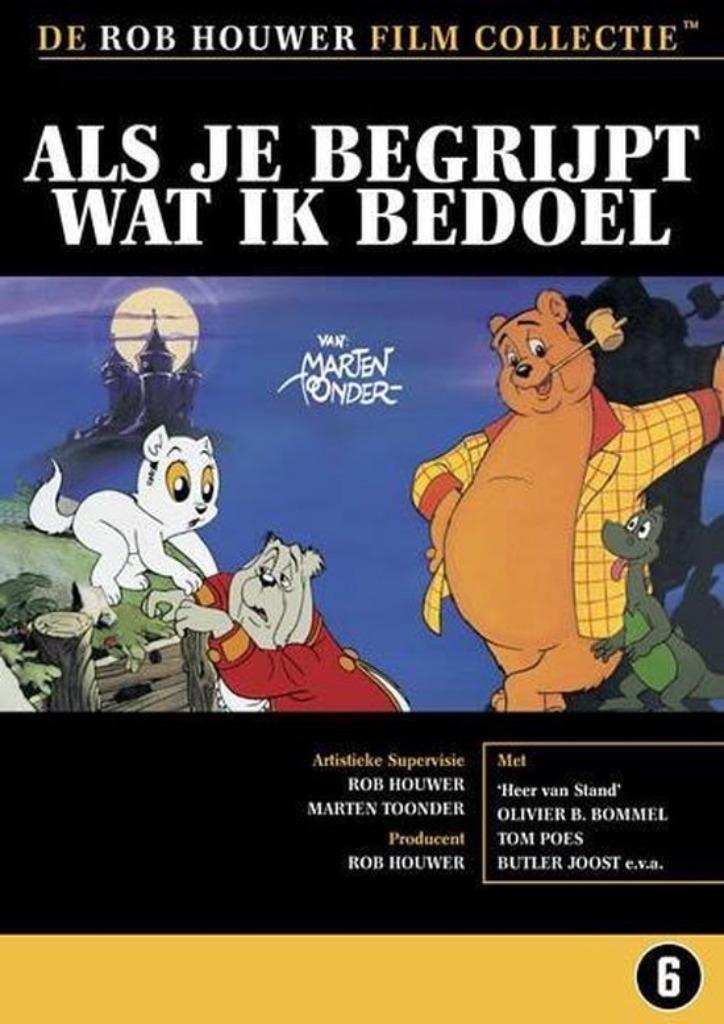 Als je begrijpt wat ik bedoel - Marten Toonder, Cd's en Dvd's, Dvd's | Tekenfilms en Animatie, Zo goed als nieuw, Europees, Tekenfilm