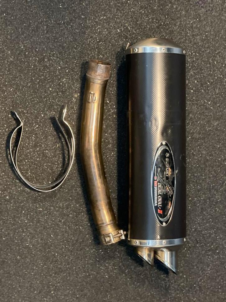 Yoshimura Uitlaat Suzuki Dual Oval-X, Motoren, Onderdelen | Overige, Gebruikt, Ophalen of Verzenden