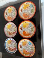 Blond bordjes bla bla serie 18 cm  6 stuks., Huis en Inrichting, Ophalen, Blond Amsterdam, Zo goed als nieuw, Bord(en)