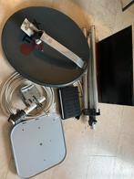 Tv en schotel voor caravan of camper, Caravans en Kamperen, Camper-accessoires, Ophalen, Gebruikt