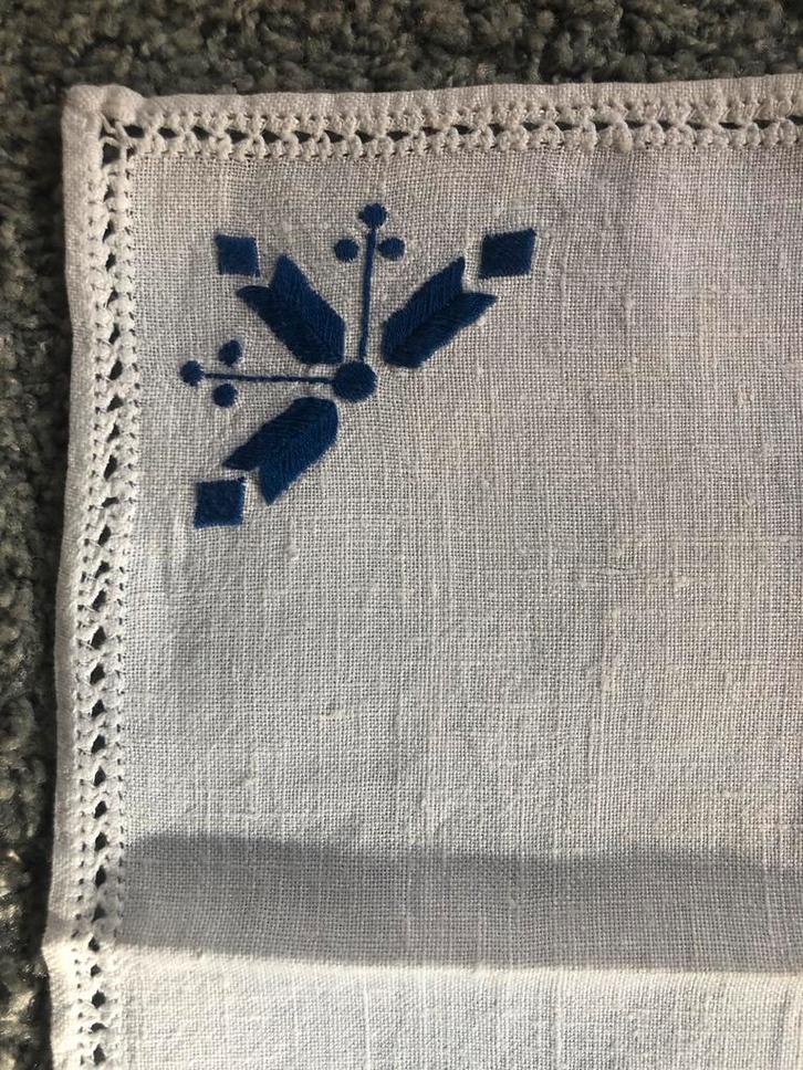 Vintage Geborduurde servetten, Huis en Inrichting, Keuken | Textiel, Zo goed als nieuw, Ophalen of Verzenden