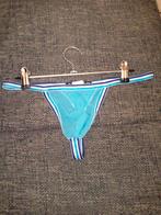 Andrew Christian string blauw doorschijnend maat M 5, Kleding | Heren, Ophalen of Verzenden, Blauw, Slip