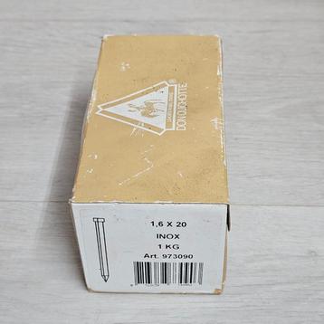RVS spijkers 1,6 x 20 1 kg € 2,50 beschikbaar voor biedingen