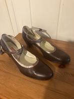 Elegante bruine leren pumps met hak van Kop en Staart, mt 39, Kleding | Dames, Pumps, Bruin, Verzenden, Zo goed als nieuw