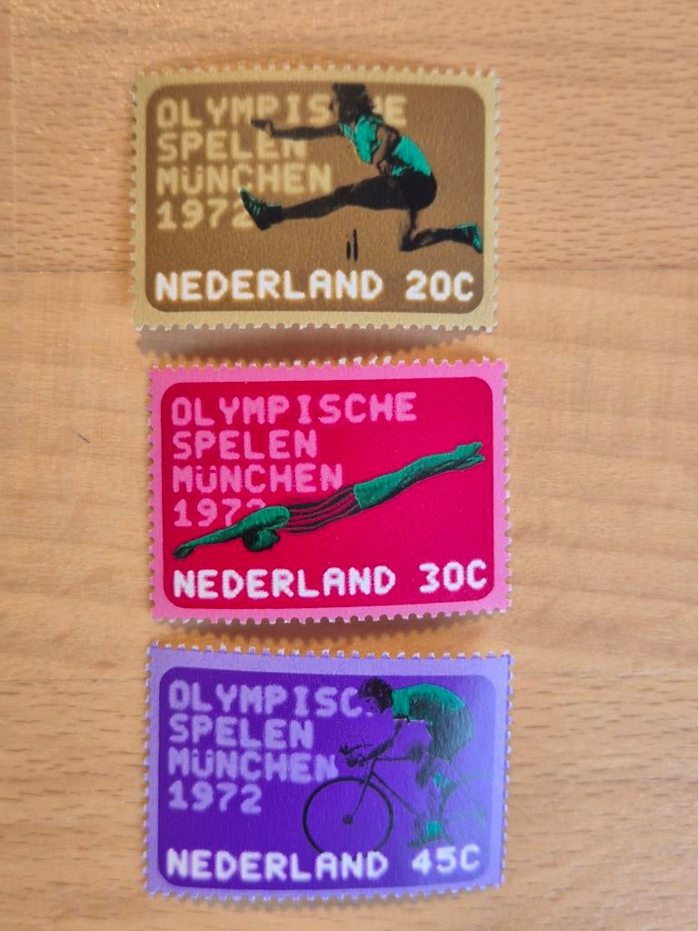 Nederland 1972 Olympische Spelen, Ophalen of Verzenden, Na 1940, Postfris