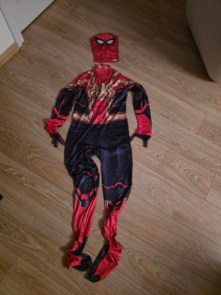 Spiderman verkleedpak 160 tot 170 cm, Kinderen en Baby's, Carnavalskleding en Verkleedspullen, Ophalen of Verzenden, Jongen of Meisje