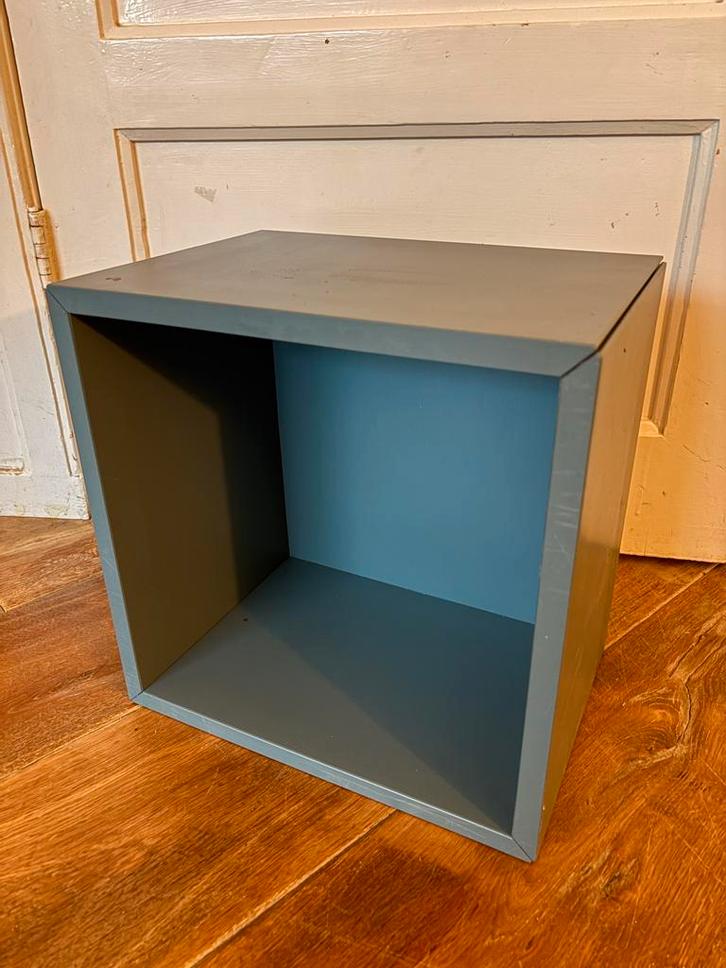 IKEA Eket kast - blauw/grijs, Huis en Inrichting, Kasten | Stellingkasten, Gebruikt, Ophalen