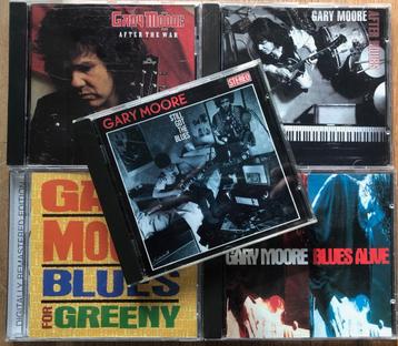 GARY MOORE - Verzameling van 5 albums (5 CDs) beschikbaar voor biedingen