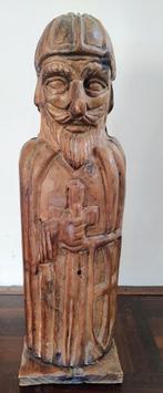 Houten Monnik Flessenhouder - Verborgen Schat, Ophalen of Verzenden