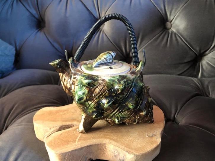 Japans theepotje schelp uit 1950 voor de verzameling, Verzamelen, Complete verzamelingen en Collecties, Ophalen of Verzenden