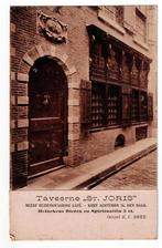 Den Haag jaren '20. Taveerne "Sint Joris"., Ophalen of Verzenden, 1920 tot 1940, Ongelopen, Zuid-Holland