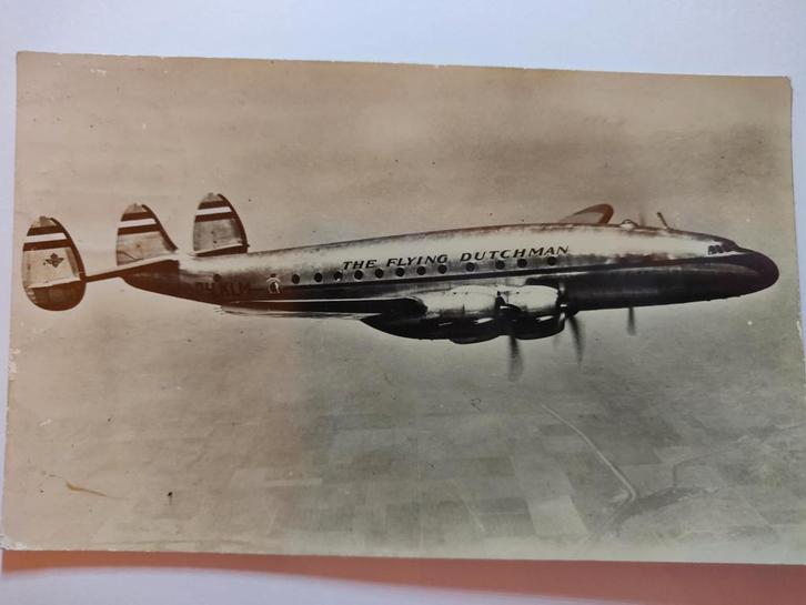 Q173 Vliegtuig Lockheed KLM, Verzamelen, Ansichtkaarten | Nederland, Noord-Holland, 1920 tot 1940, Ophalen of Verzenden