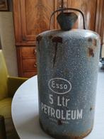 Vintage Esso Petroleum Kan 5 Liter, Antiek en Kunst, Ophalen of Verzenden