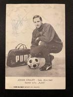 Zeldzaam: Johan Cruyff met originele handtekening, Verzamelen, Sportartikelen en Voetbal, Spelerskaart, Zo goed als nieuw, Ajax
