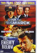 Sink the Bismarck 1960 - The enemy below 1957 - Import UK, 1940 tot 1960, Actie en Avontuur, Zo goed als nieuw, Vanaf 6 jaar