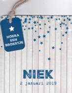 geboortekaartjes LC351-j  Niek, Ophalen of Verzenden, 2000 tot heden, Geboortekaartje