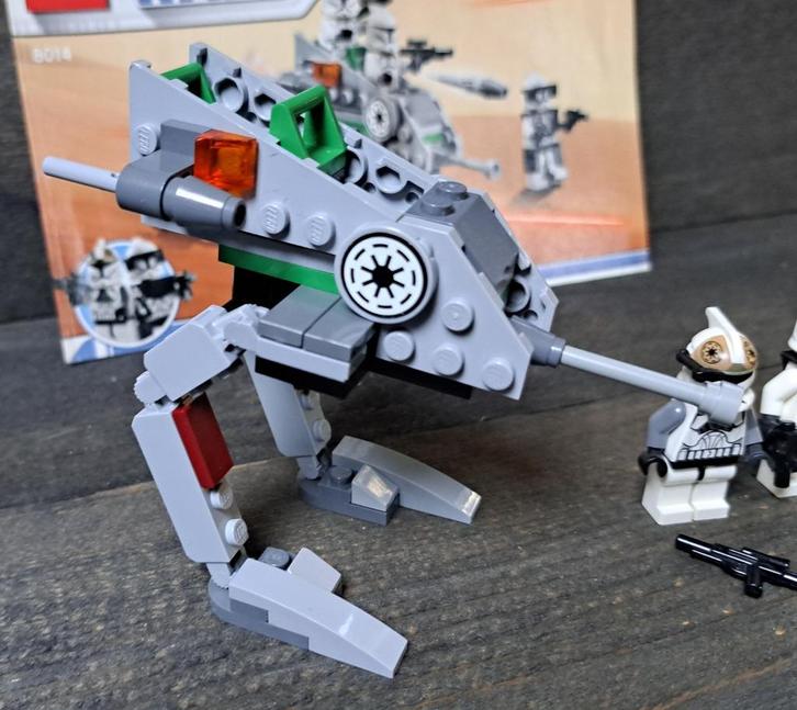 Lego Star Wars set 8014. Clone Walker Battle Pack, Kinderen en Baby's, Speelgoed | Duplo en Lego, Zo goed als nieuw, Lego, Complete set