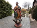 Antiek houten beeld heilige maagd Maria Santo s Spanje, Antiek en Kunst, Kunst | Beelden en Houtsnijwerken, Ophalen