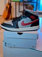 Nike Air Jordan 1 Mid WMNS 'Black College Grey' Maat 44, Zwart, Nike, Nieuw, Ophalen of Verzenden