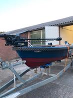 Gerenoverde visboot met fishfinder en gps, Watersport en Boten, Hengelsport | Algemeen, Ophalen, Zo goed als nieuw