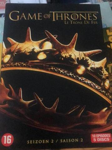 Game of Thrones seizoen 2 5 dvd’s  beschikbaar voor biedingen
