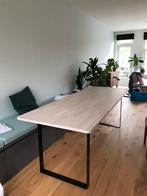 Eettafel 220x80, Huis en Inrichting, Tafels | Eettafels, Ophalen, 50 tot 100 cm, Zo goed als nieuw, Vijf personen of meer