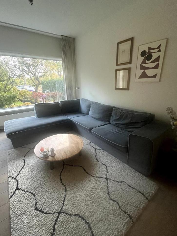 Hoekbank, Huis en Inrichting, Banken | Bankstellen, Gebruikt, Hoekbank, Vierpersoons of meer, 250 tot 300 cm, 75 tot 100 cm, Stof