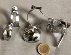 2 Pompklemmen en Kabelgeleider voor Klassieke Racefiets, Gebruikt, Overige typen, Racefiets, Ophalen of Verzenden