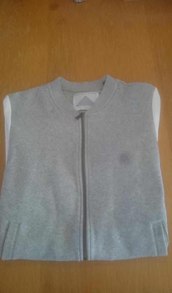 Scotch & Soda Felpa bomber sweater, Kleding | Heren, Truien en Vesten, Zo goed als nieuw, Maat 48/50 (M), Grijs, Ophalen of Verzenden