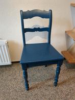 mooie blauwe stoel, Ophalen, Gebruikt, Blauw, Eén