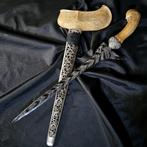 Keris Jalak Tilam Sari Pamor Ron Genduru Surakarta KNK92, Antiek en Kunst, Verzenden