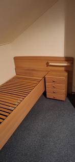 Tweepersoons Senioren Bed (180x200cm), Ophalen, Gebruikt, 90 cm, Bruin