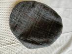 Harris tweed flat cap 62 grijs nieuw, 60 cm (XL, 7½ inch) of meer, Harris tweed, Nieuw, Ophalen of Verzenden