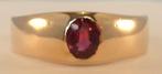 Antieke Art Nouveau ring met Rhodoliet, 14 karaat goud, 1880, Verzenden, Goud, Ring, Met edelsteen