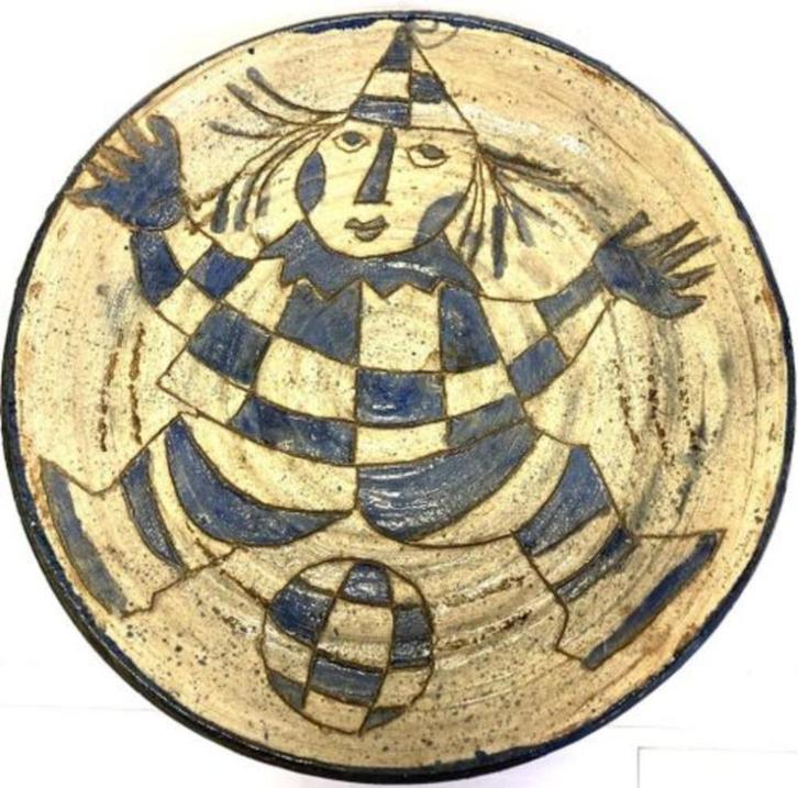 Groot Bord Raymond van Kessel Pater Abdij Mariënkroon, Antiek en Kunst, Curiosa en Brocante, Verzenden