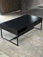 Salon tafel zwart, Ophalen, Gebruikt, 100 tot 150 cm, 50 tot 100 cm
