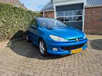 Peugeot 206 1.6 16V Gentry 3D 2004 Blauw, Voorwielaandrijving, 15 km/l, Blauw, Bedrijf
