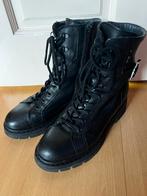 Nero Gardini leren zwarte enkellaarzen, Zwart, Lage of Enkellaarzen, Ophalen of Verzenden, Zo goed als nieuw