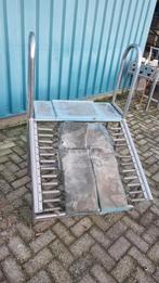 Zwembad trampoline, Ophalen, Gebruikt, Afdekzeil