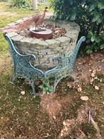 Gietijzere tuinbank steunen in zeer goede staat, Ophalen, Zo goed als nieuw, Overige materialen