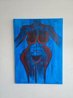 Zij die schept. Acryl op canvas, Verzenden