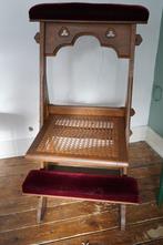 Bidstoel, Huis en Inrichting, Stoelen, Ophalen, Hout, Gebruikt, Bruin