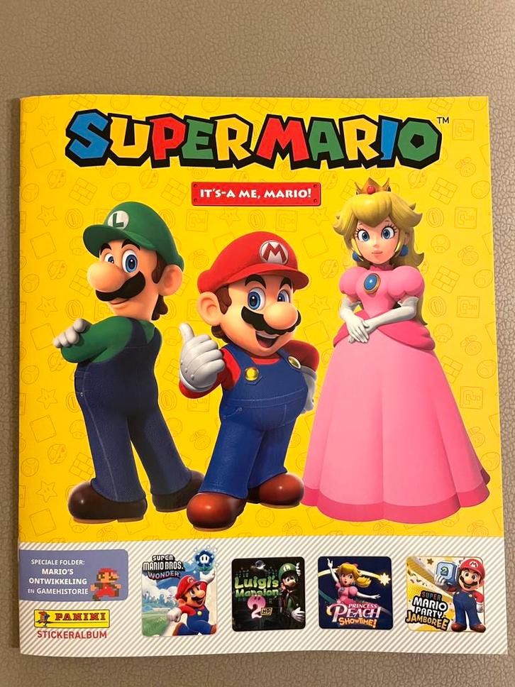 Panini Super Mario supermario stickers plaatjes, Verzamelen, Stickers, Nieuw, Overige typen, Ophalen of Verzenden