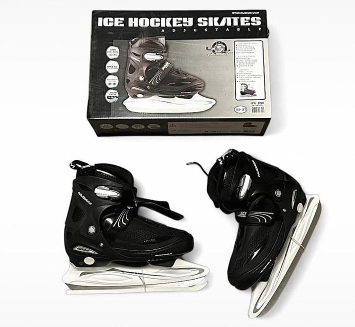 Nijdam IJshockeyschaatsen verstelbaar maat 34-37 - Nieuw, Sport en Fitness, Schaatsen, Nieuw, IJshockeyschaatsen, Nijdam, Ophalen of Verzenden