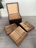 Antieke bestek cassette of kist, Ophalen of Verzenden, Zo goed als nieuw, Minder dan 50 cm