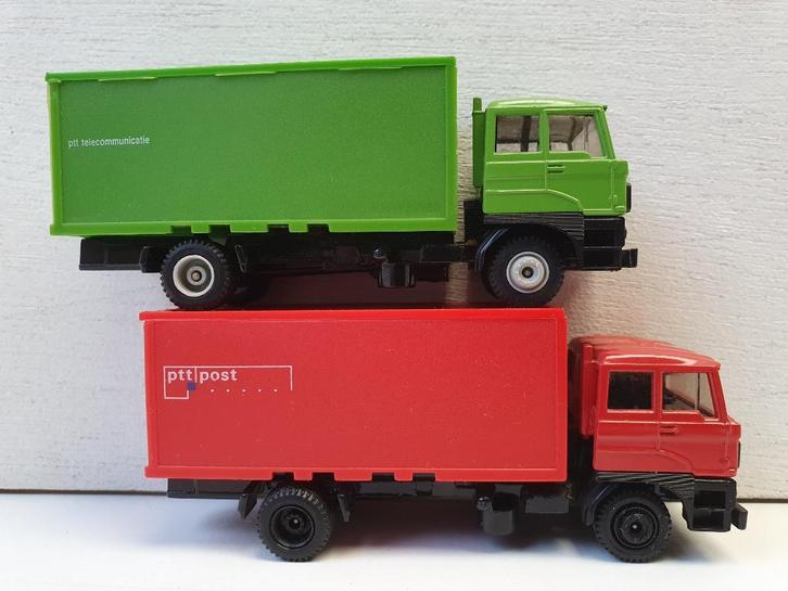 EFSI Holland 1:87 Bakwagen PTT Post + PTT Telecommunicatie, Hobby en Vrije tijd, Modeltreinen | H0, Gebruikt, Overige typen, Gelijkstroom of Wisselstroom