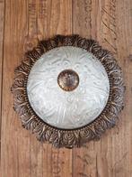 Antieke Plafondlamp met koper / barok styl, Huis en Inrichting, Lampen | Plafondlampen, Ophalen of Verzenden, Zo goed als nieuw