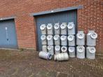 Grote partij aluminium melkbus/melkbussen 30.en 40.liter, Tuin en Terras, Tuinwanddecoratie, Ophalen of Verzenden, Zo goed als nieuw
