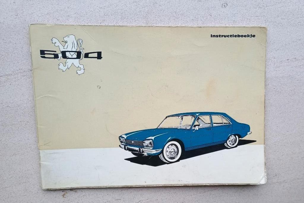 handleiding peugeot 504, Ophalen of Verzenden