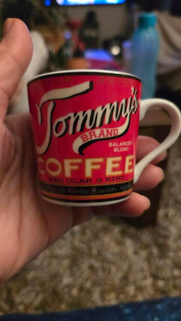 Tommy's espresso kopje, Ophalen of Verzenden, Zo goed als nieuw, Overige stijlen, Kop(pen) en/of Schotel(s)